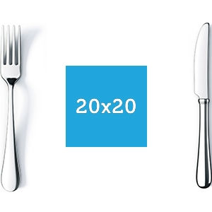 servilletas personalizadas 20x20 cocktail