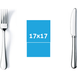 Servilletas miniservis personalizadas 17x17 para servilletero de barra