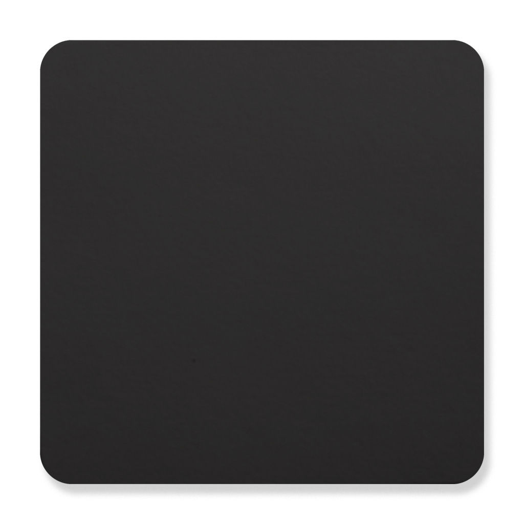 Posavasos Personalizado 9 cm. Cartulina Absorbente cuadrado negro