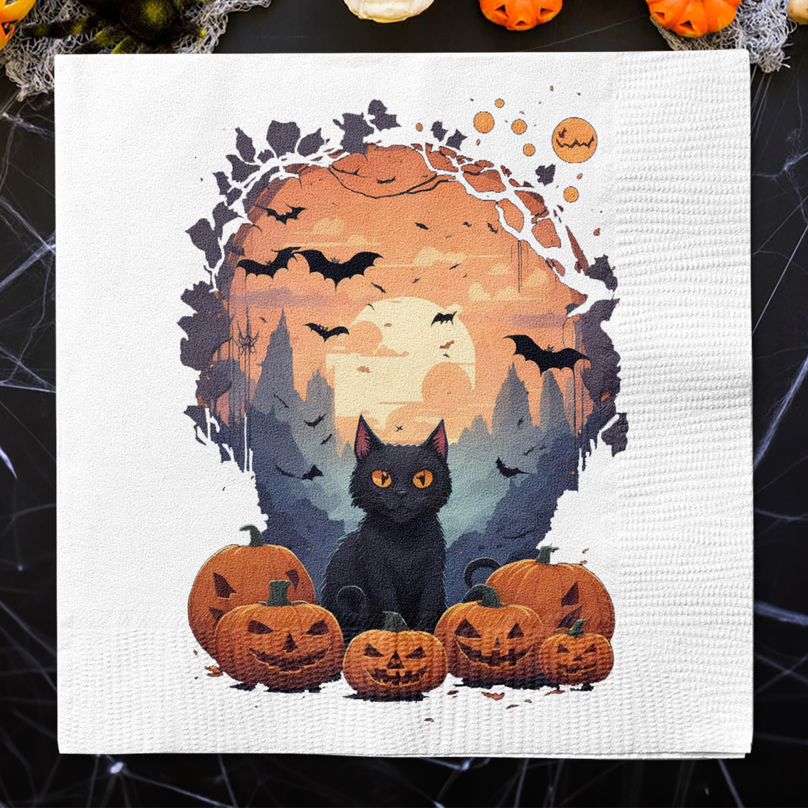 Servilleta Gato Negro