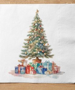 Servilletas arbol de navidad 2