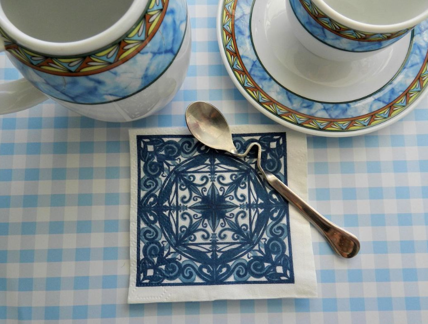 Servilletas de papel estampadas