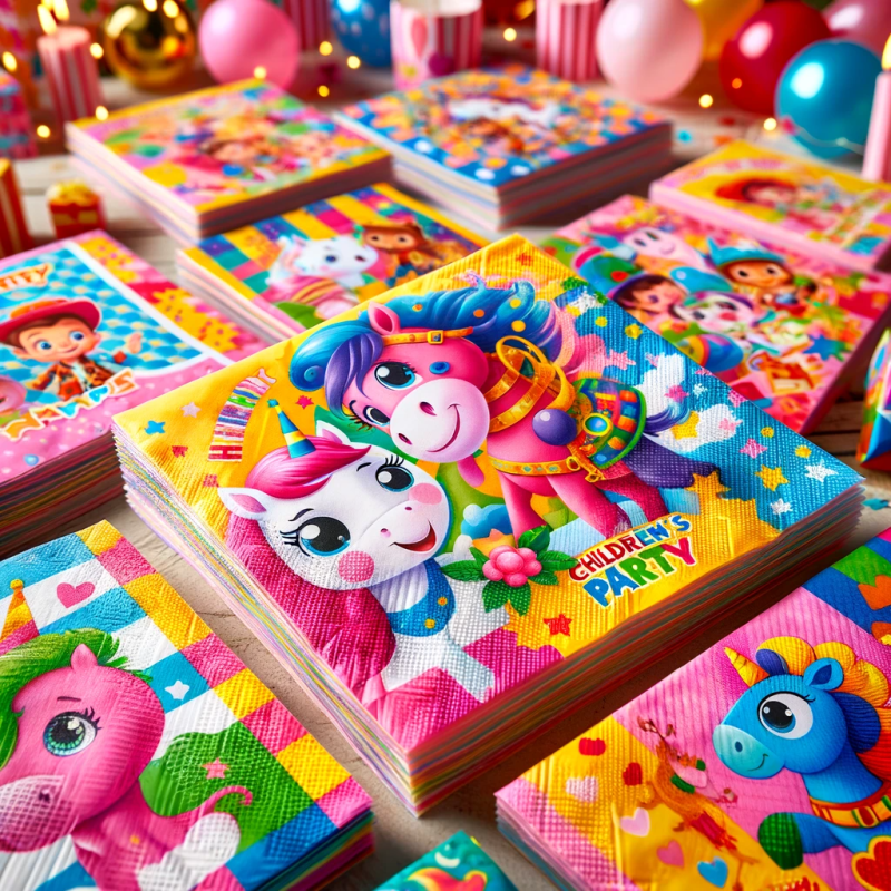 servilletas de papel infantiles